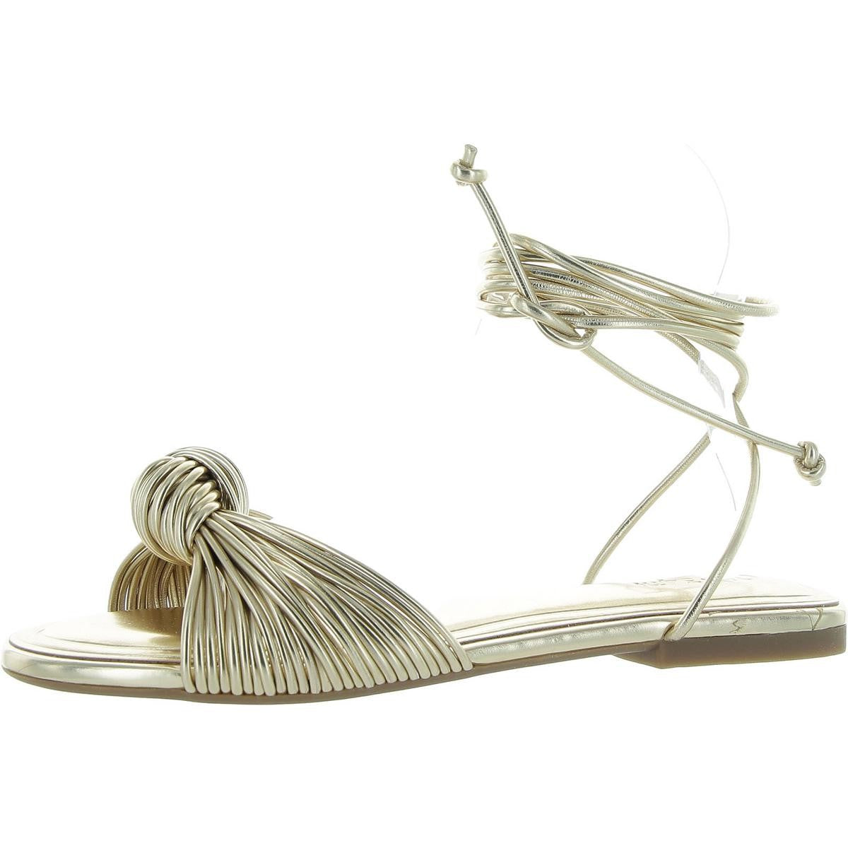 On 34th Women's Jenniee Knot Lace-up Flat Sandals