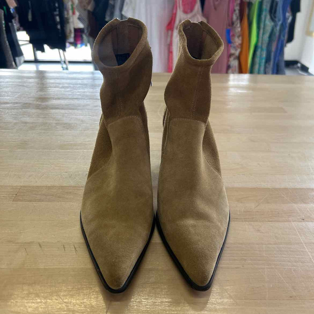zara Size 8.5 Tan Preloved Boots
