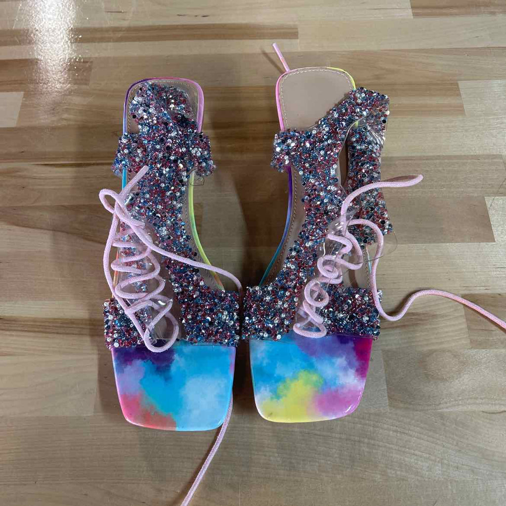 AssortedBrands Size 8.5 Multi Bright Preloved Heels