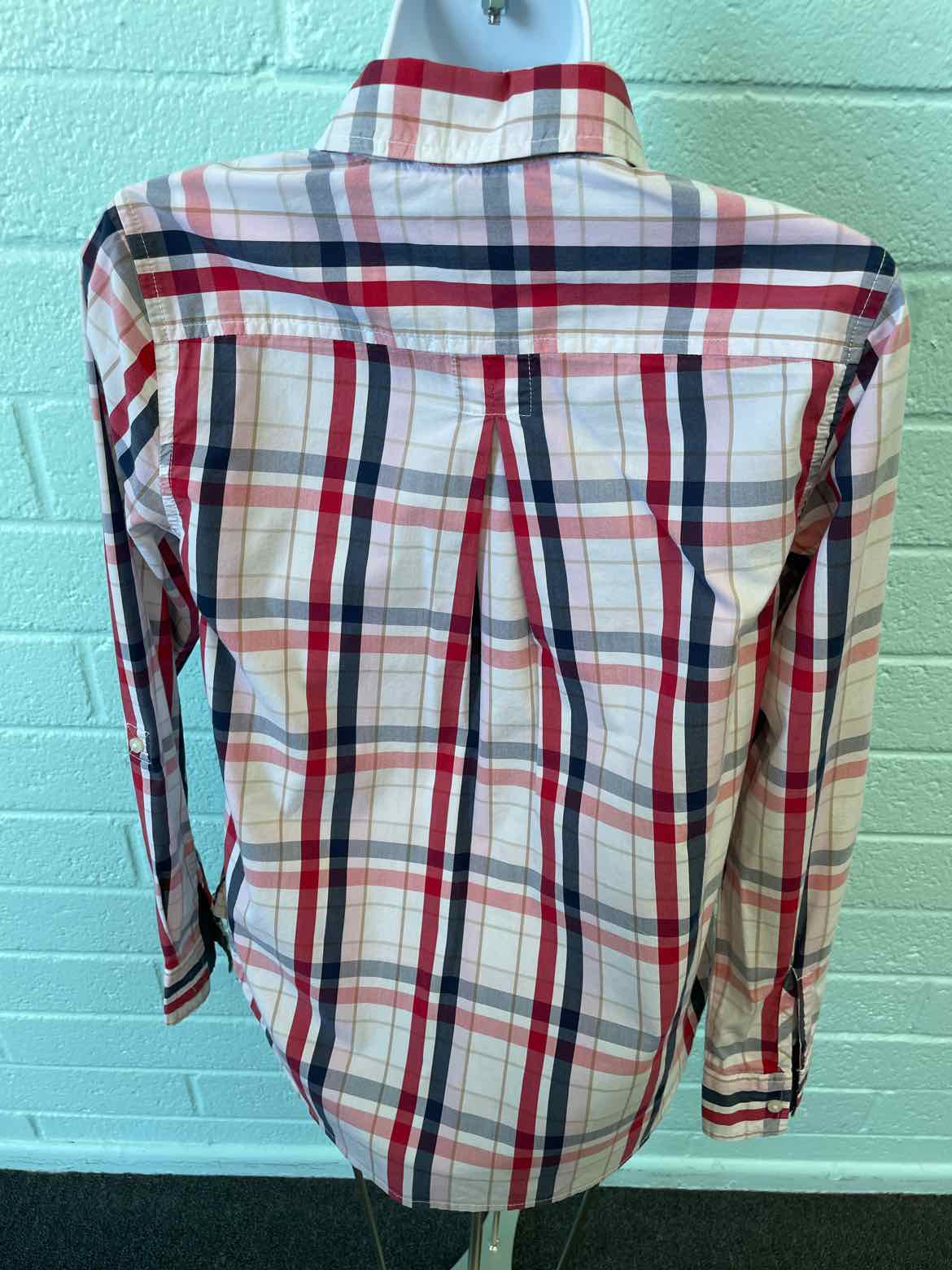 Tommy Hilfiger Size SP Red White Blue Button Down Shirt