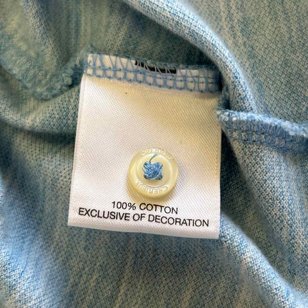 Cremieux Size L Blue Preloved MENS Polo