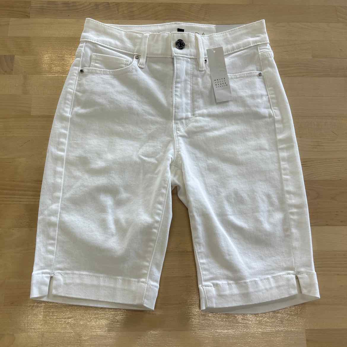 White House Black Market Size 00 White Shorts