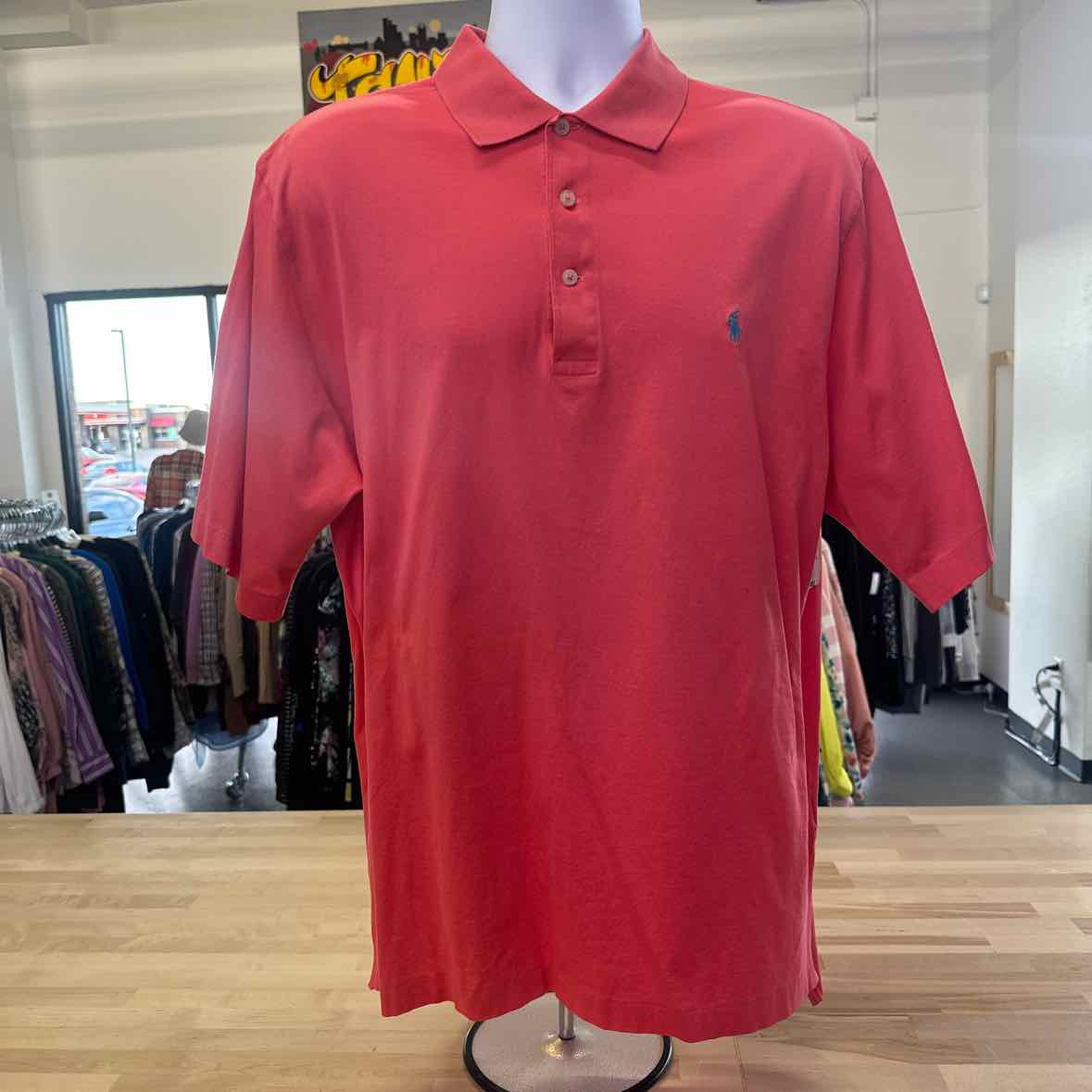 Ralph Lauren Size L Pink MENS Polo