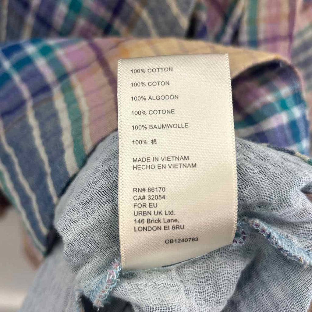 Free People Women's the Voyage Plaid Shirt Dress