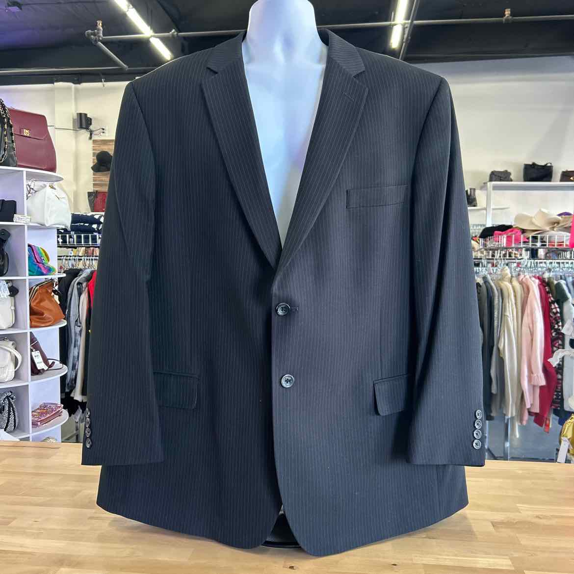 John Barlett Size 50 (R) Black MENS Blazer