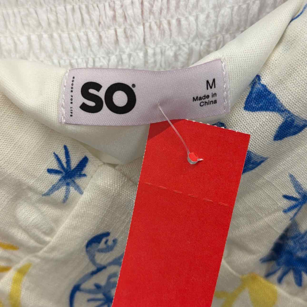 So Size M White Preloved Dress