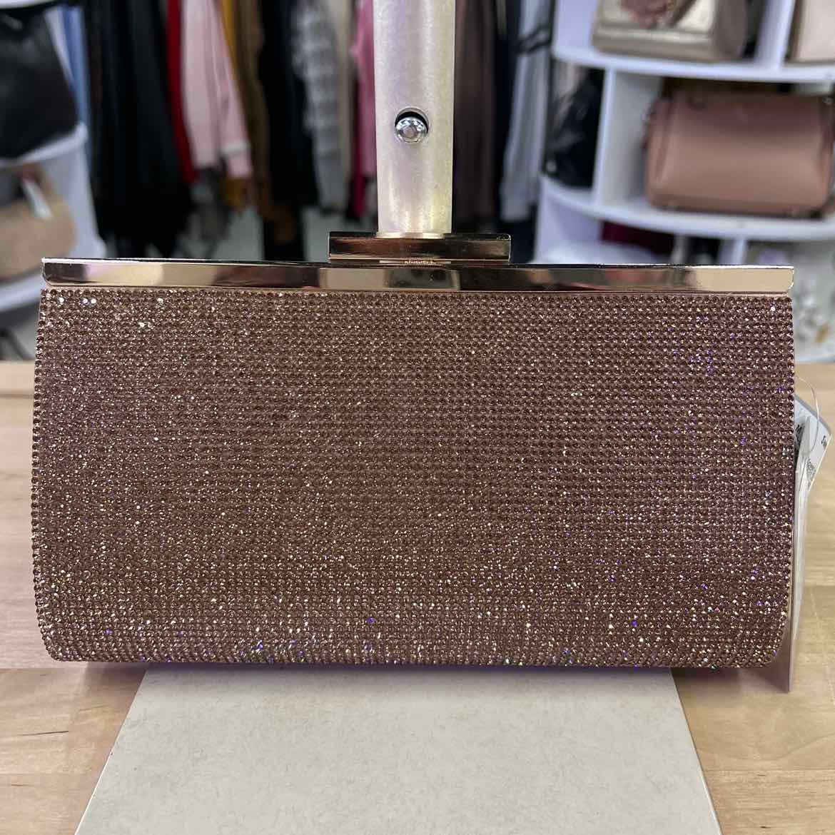 Women's Crystal Frame Clutch