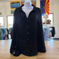 Rock & Republic Size XL Black Preloved Button Down LS