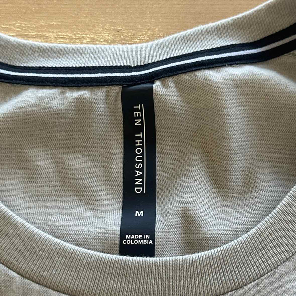 Male Ten Thousand Men's Size M Gray MENS Short Sleeve Shirt