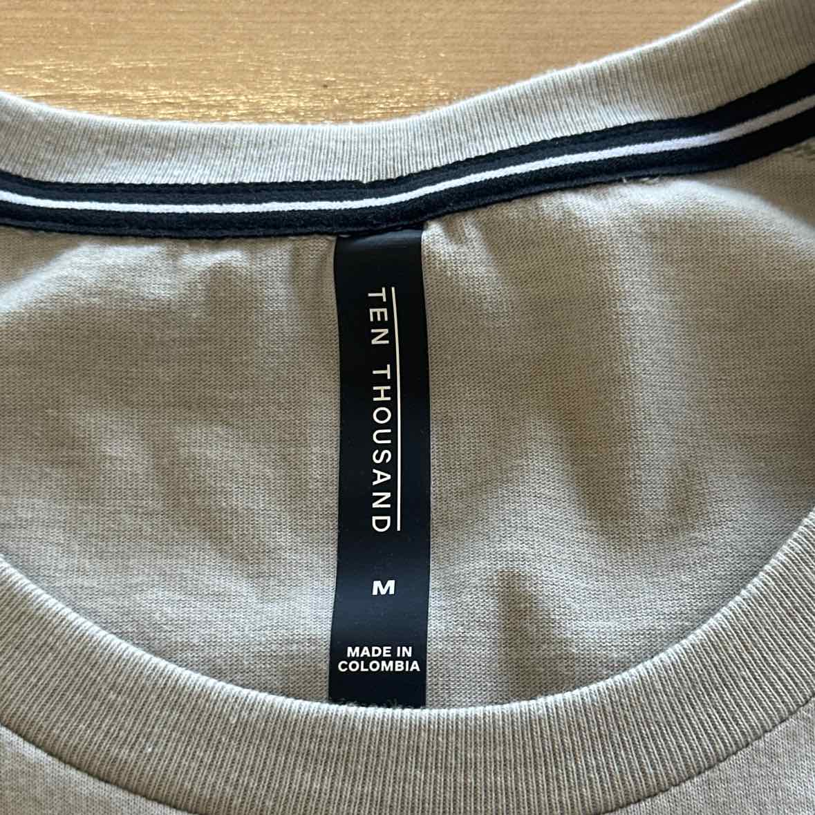 Male Ten Thousand Men's Size M Gray MENS Short Sleeve Shirt