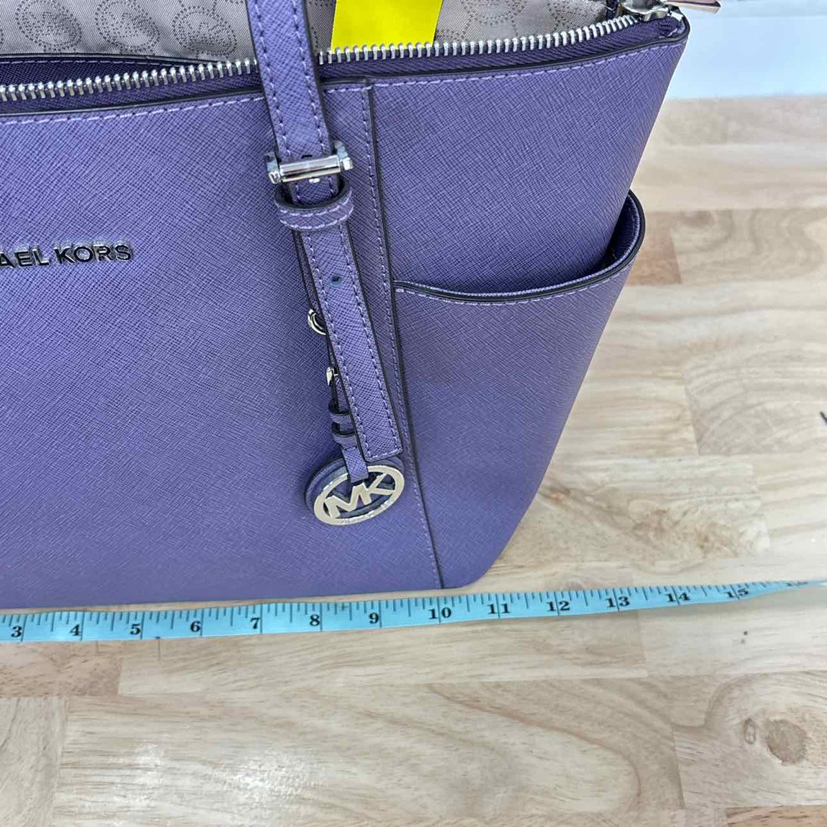 Michael Kors Purple Leather Totes