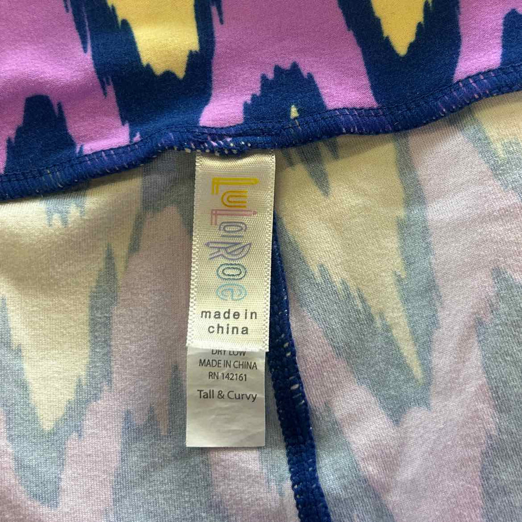 LulaRoe Size One Size Purple Preloved Leggings