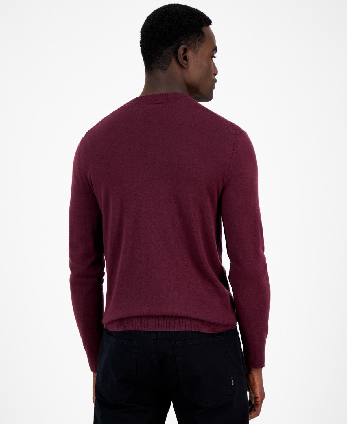 Alfani Men's Long-Sleeve V-Neck Merino Sweater