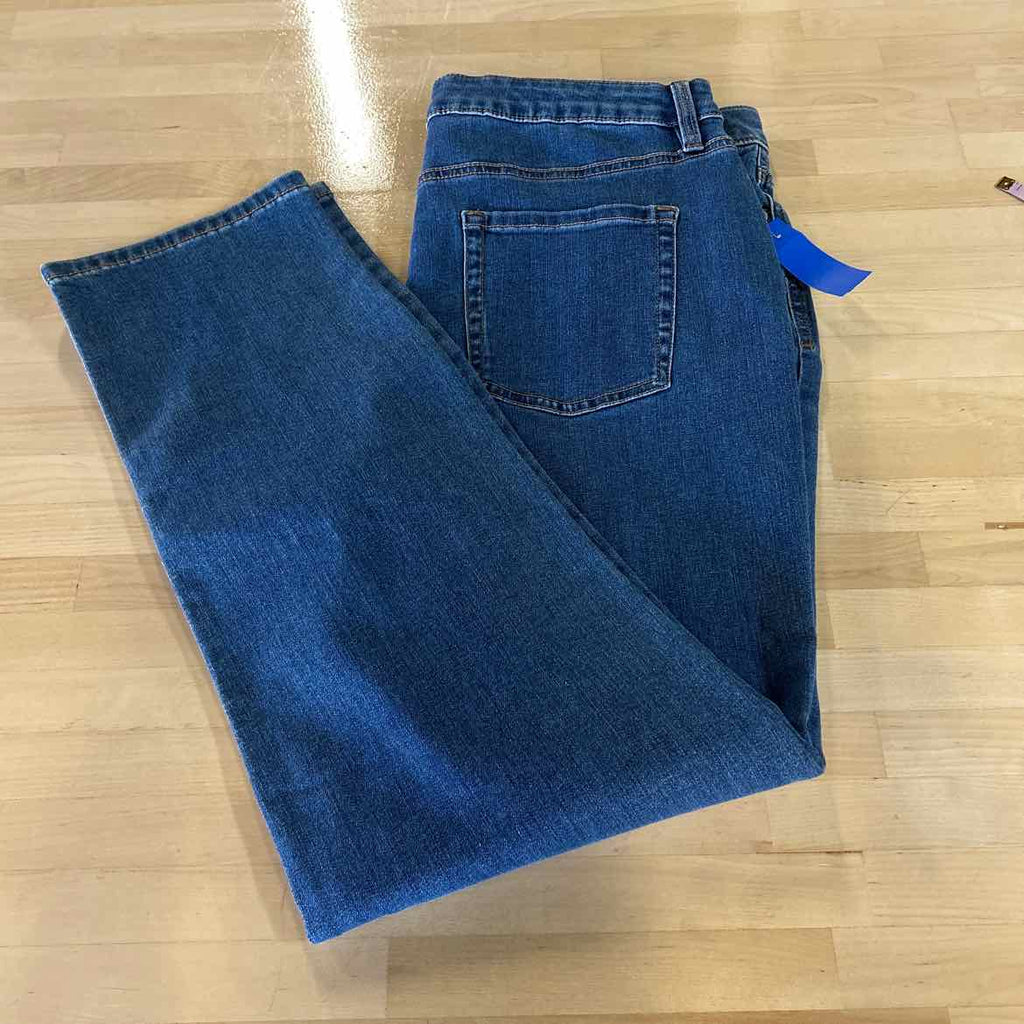 Style & Co. Size 18 High Rise Straight-Leg Jeans