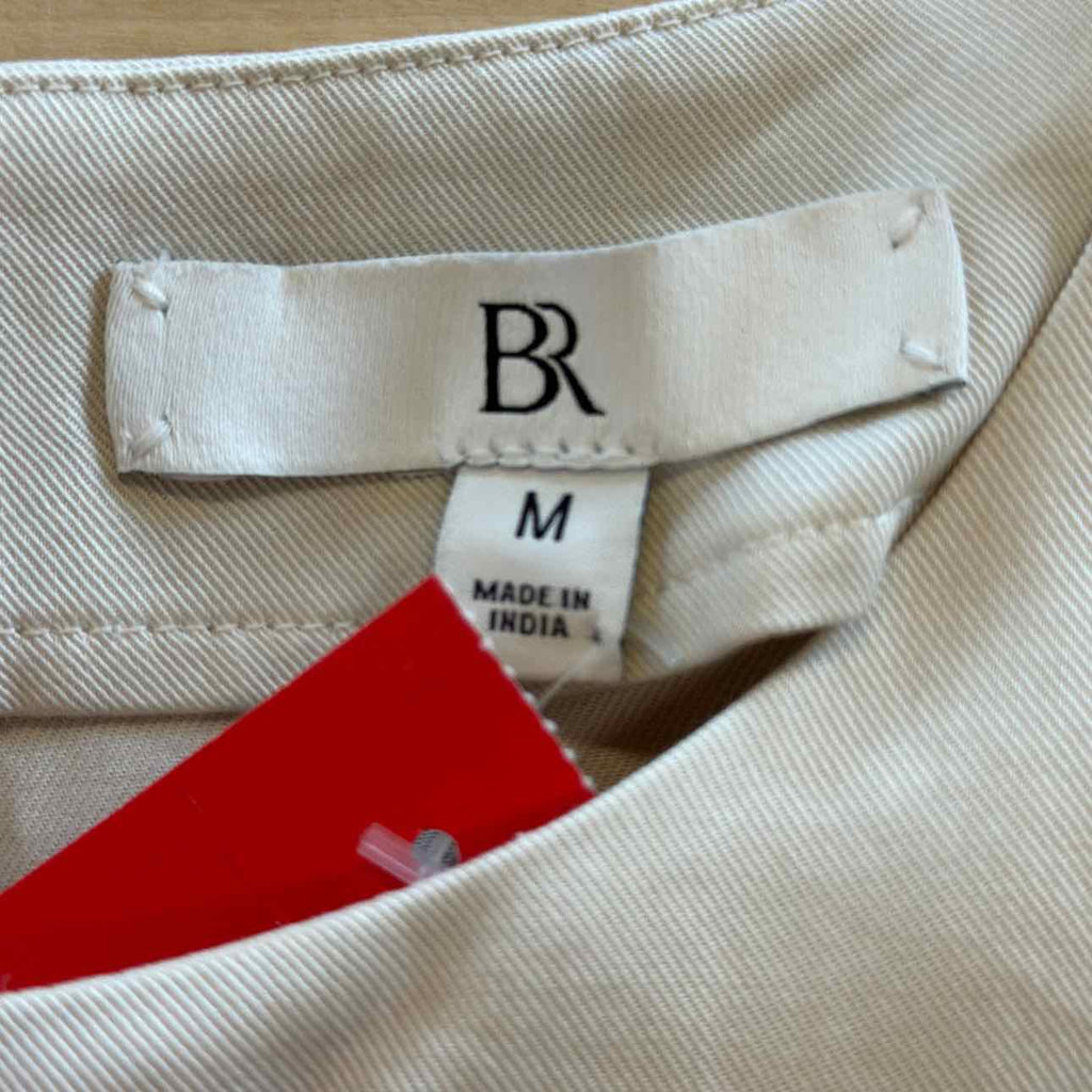 BR Size M Khaki Preloved Short Sleeve Blouse