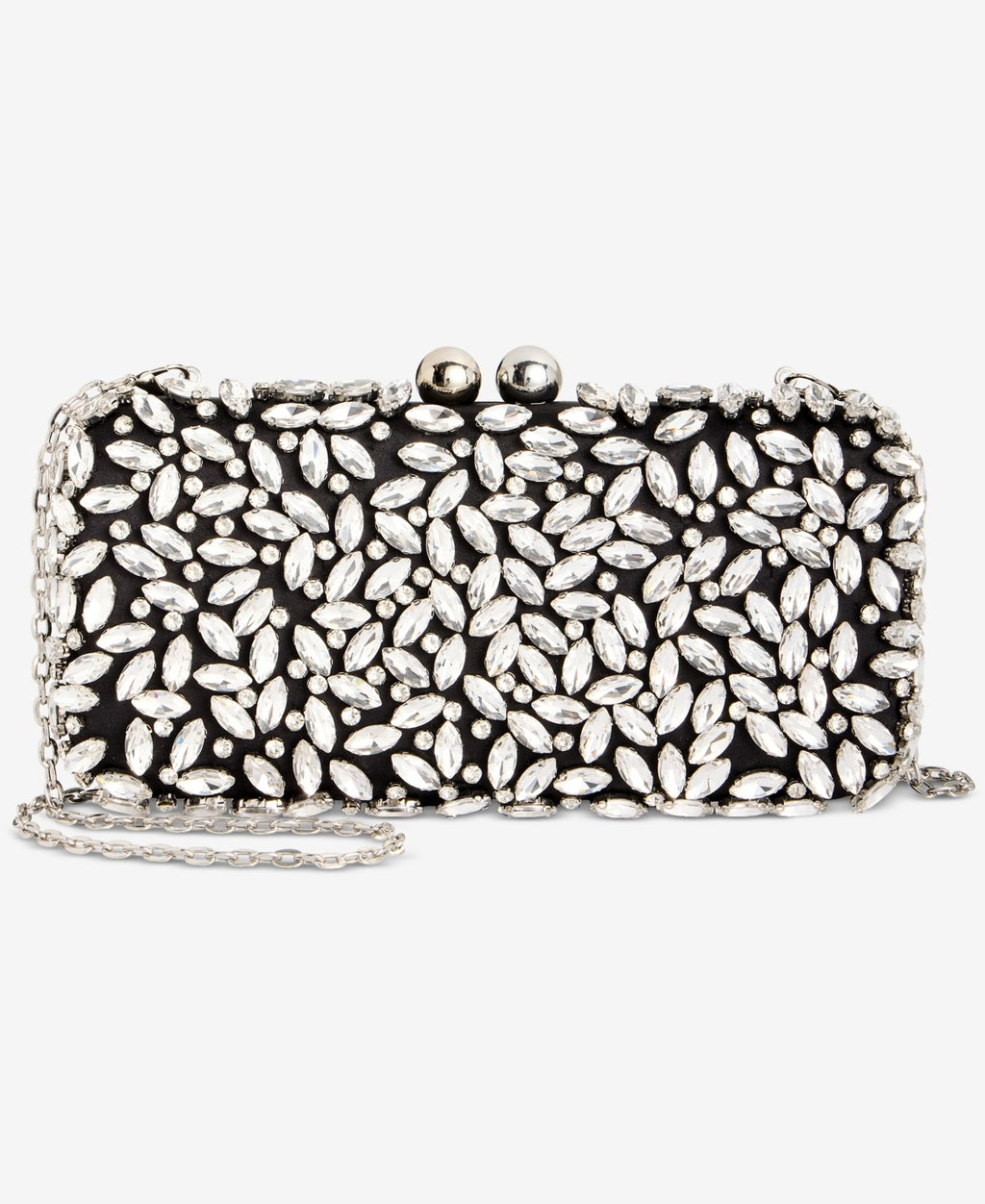 International Concepts Black Evening Bag crystals New Handbag