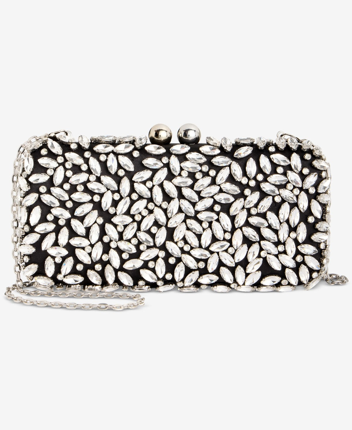 International Concepts Black Evening Bag crystals New Handbag