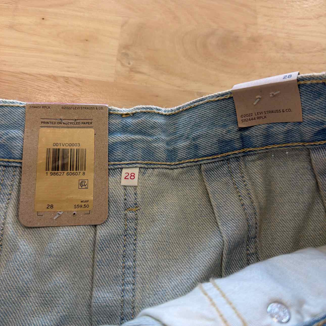 Levi's Size 28 Blue New Skirt