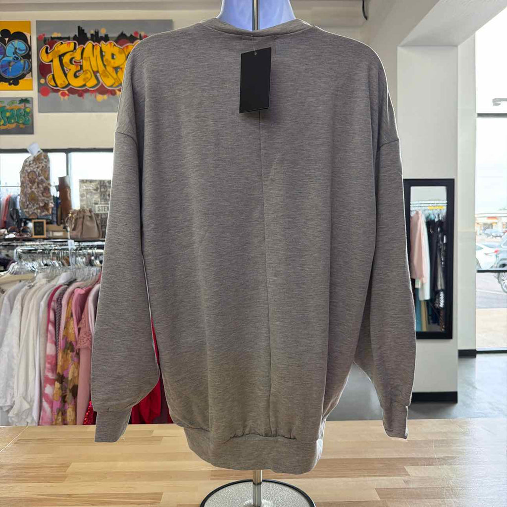 Size S Gray New Sweatshirt