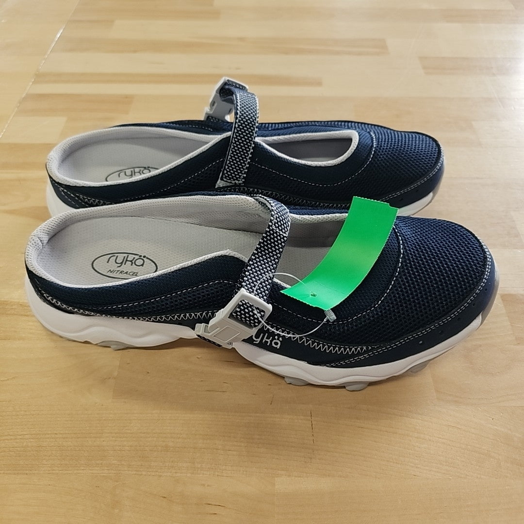Ryka Size 10 Blue/White Preloved Maryjane