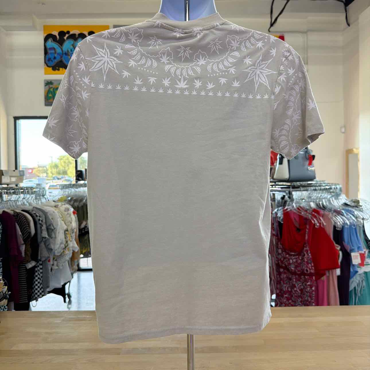 Crooks & Castles Size S Gray Preloved MENS T-shirt