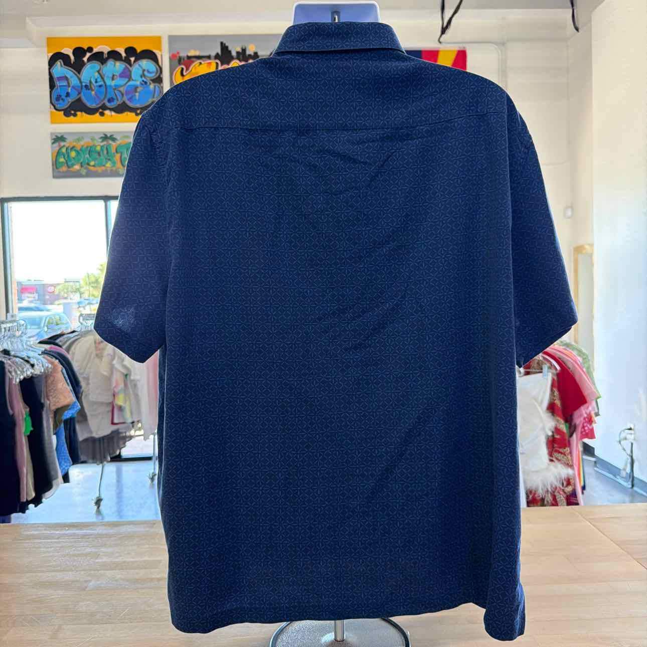 Nat Nast Size XXL Blue Preloved MENS Polo