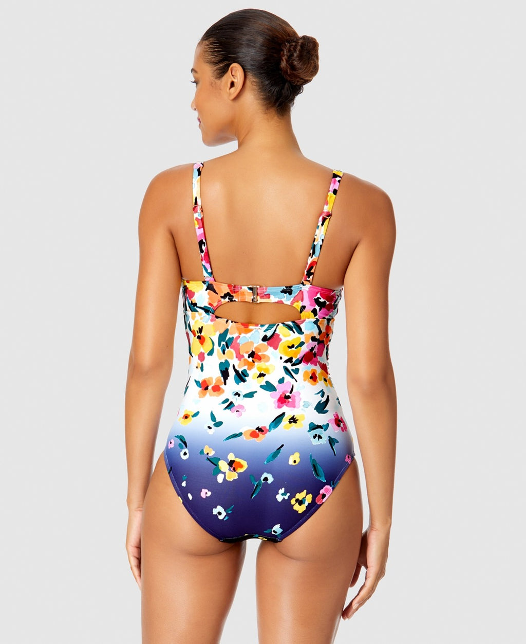 Anne Cole Drape Front Underwire One-Piece