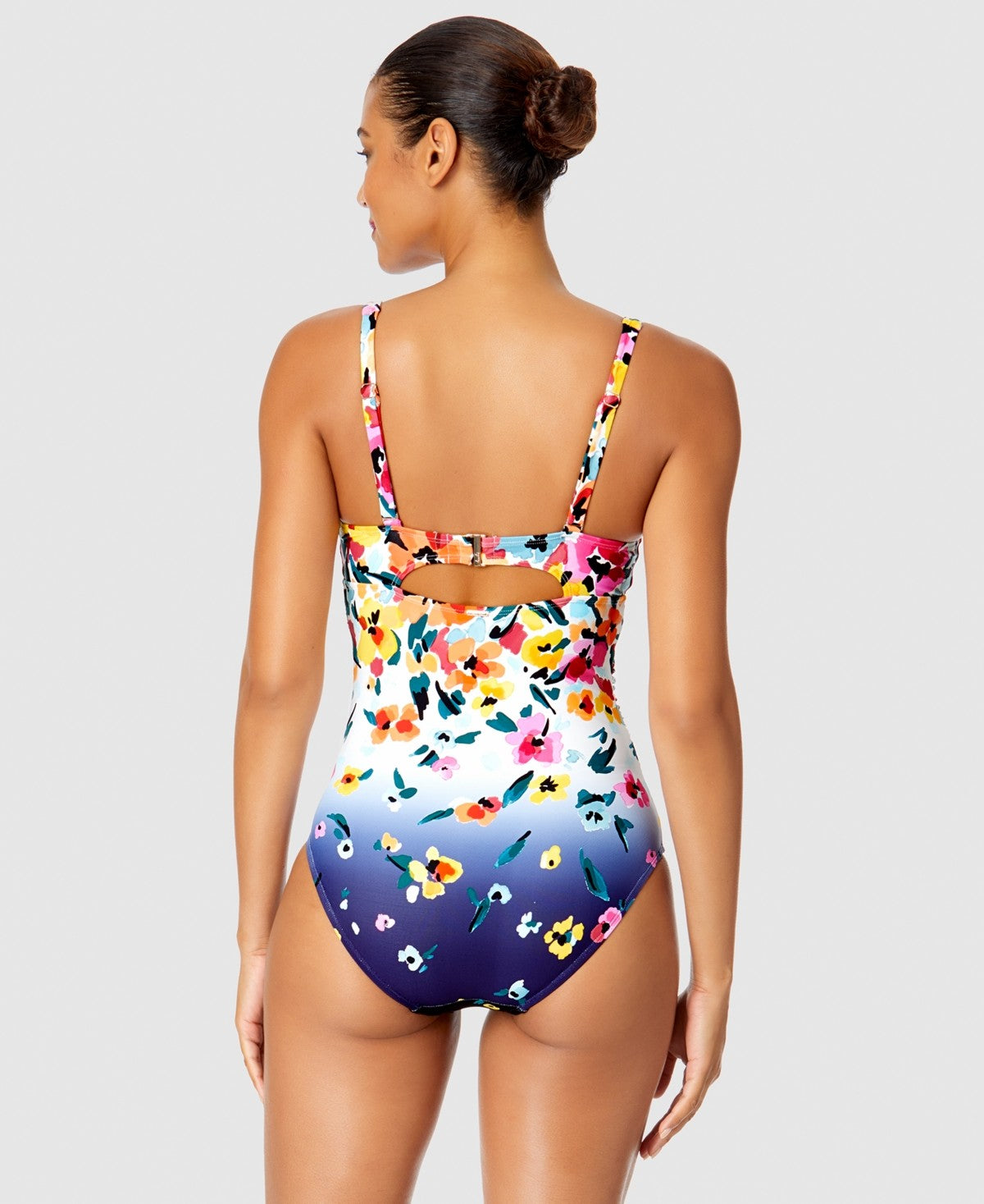 Anne Cole Drape Front Underwire One-Piece