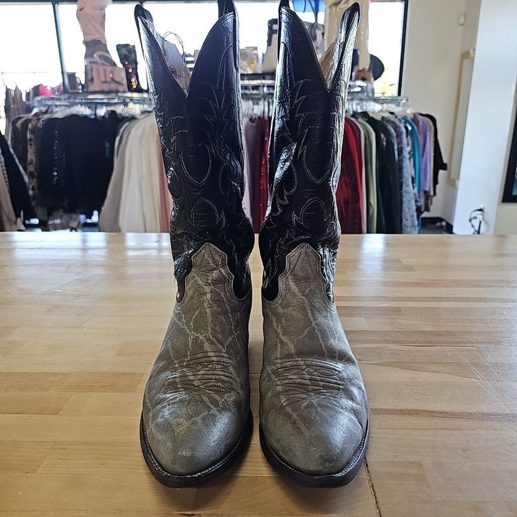 Nocona Size 10.5 Gray/Black MENS Boots
