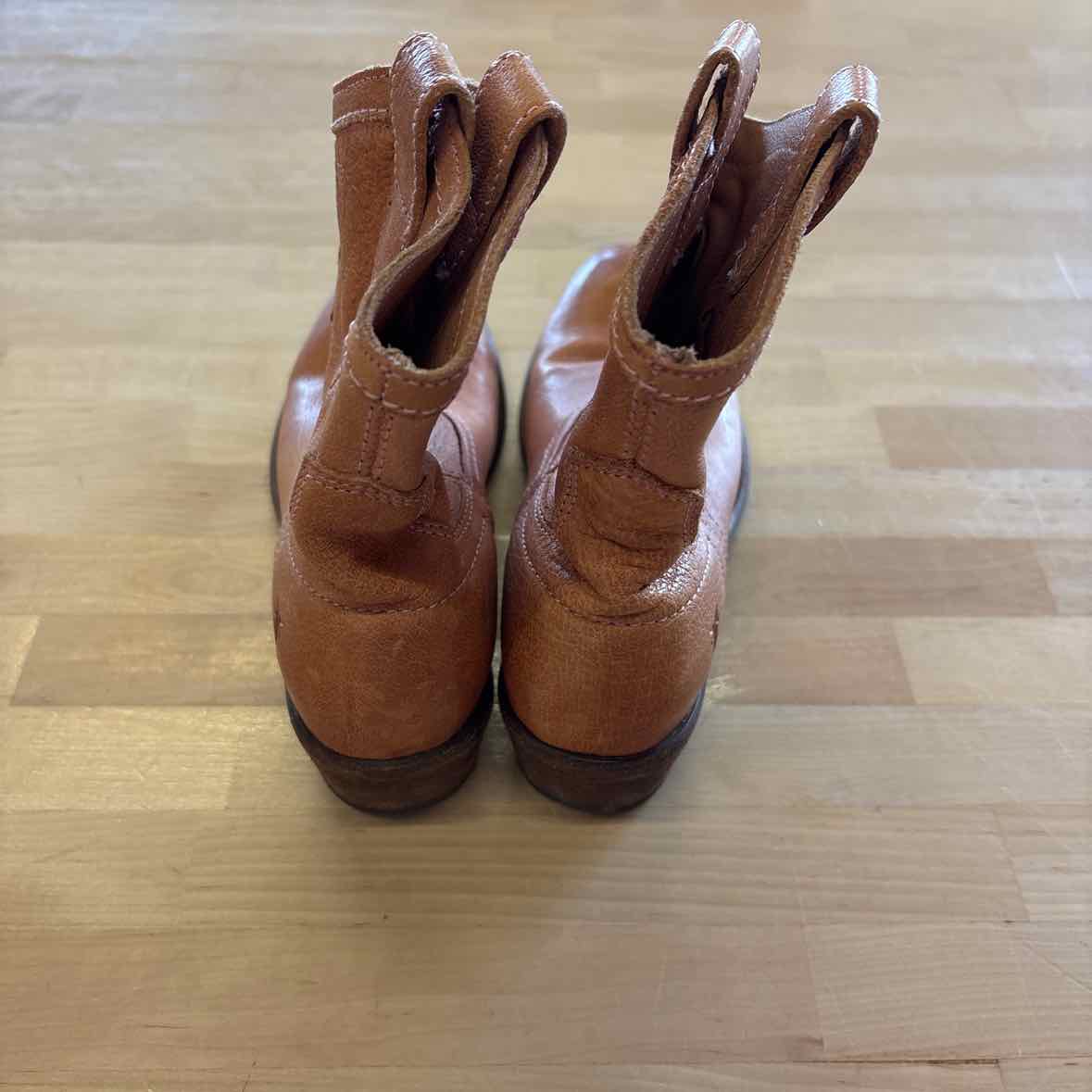 Frye Size 6 Brown Leather Preloved Cowboy Boots