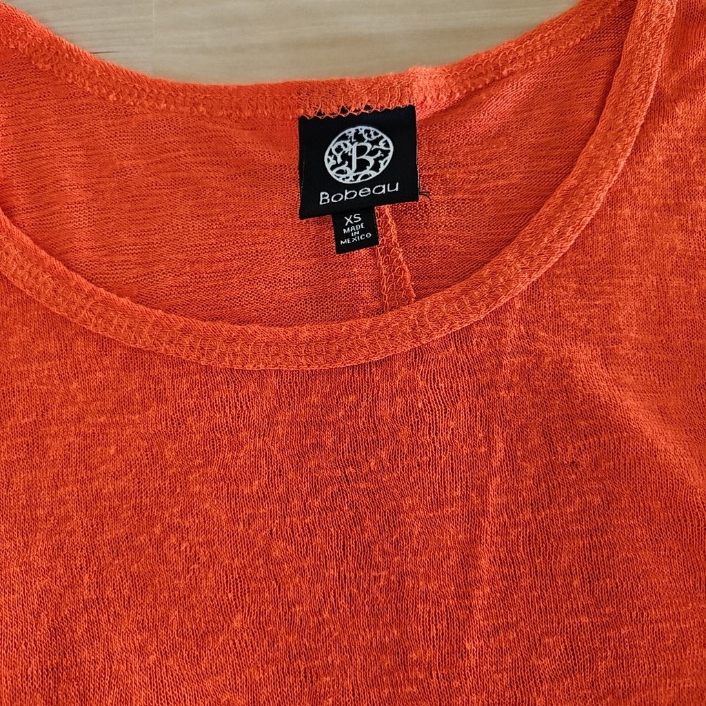 Bobeau Size XS Orange Shirt