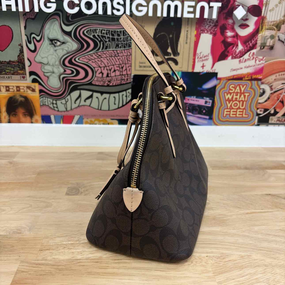 Coach Brown Preloved Handbag