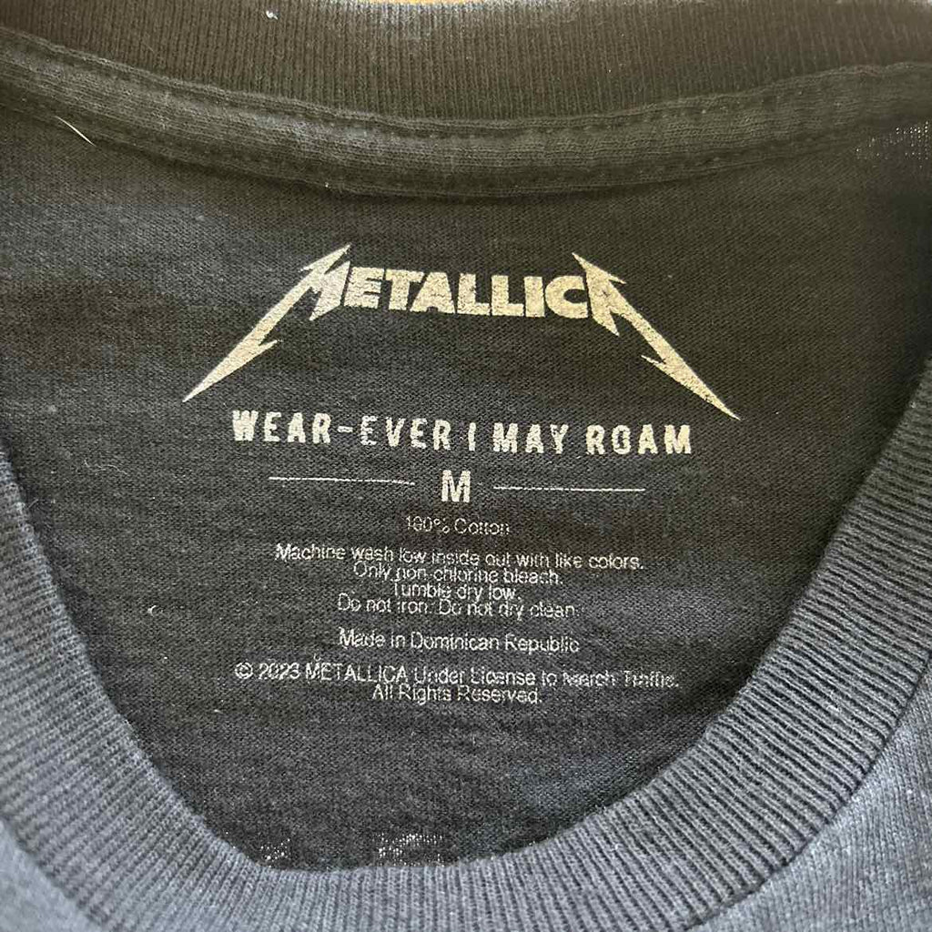 Metallica Size M Black Preloved T-Shirt SS