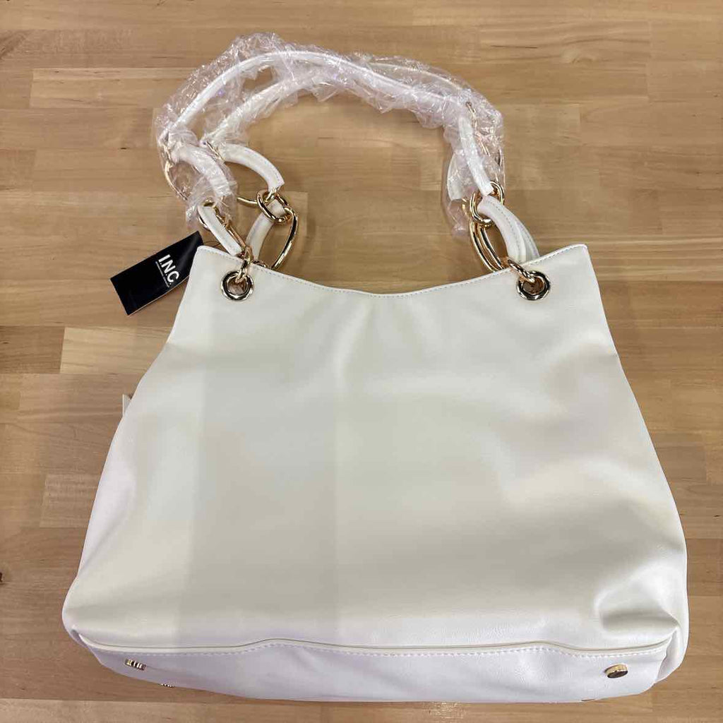 INC White New Handbag