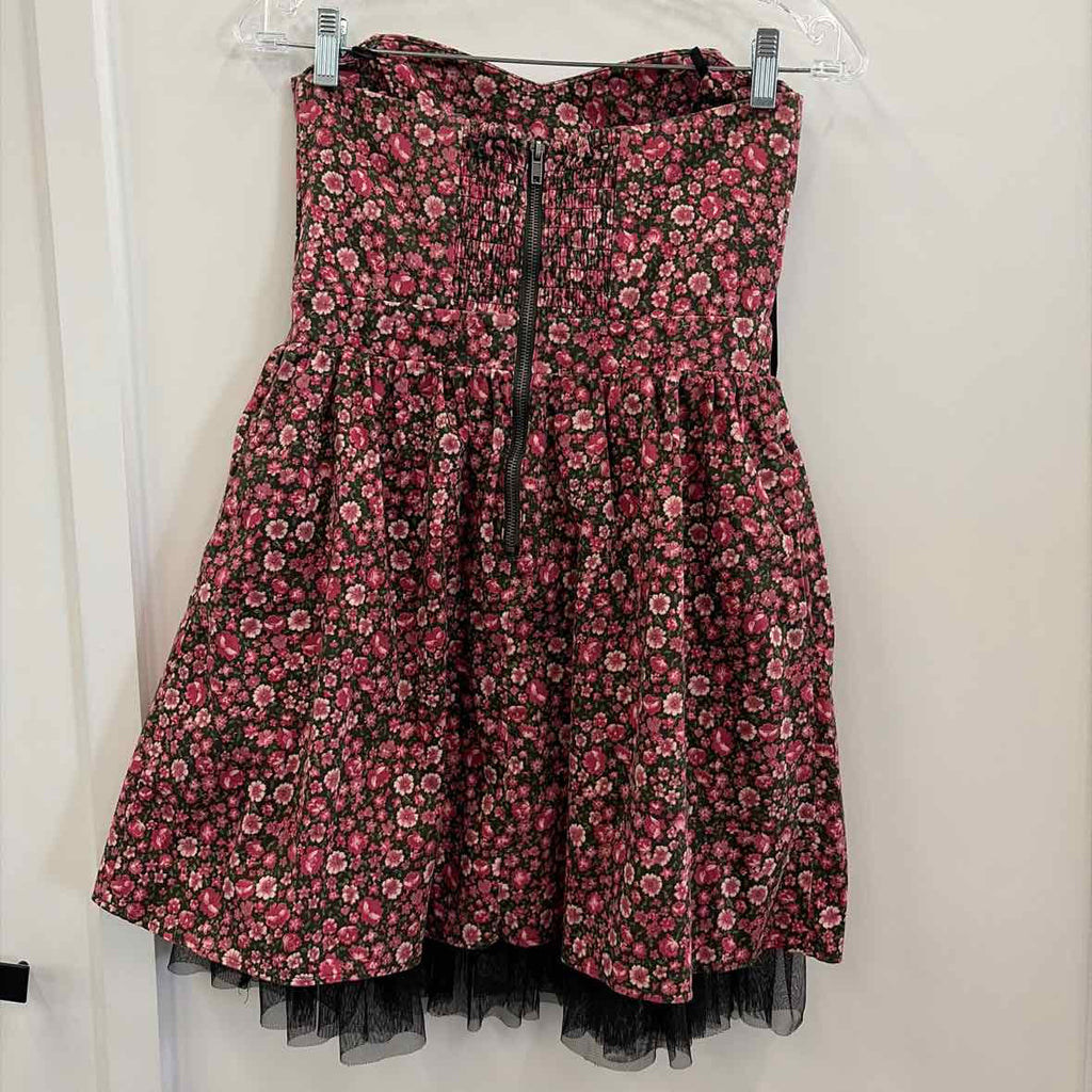sounds & matter Size M Pink & Green Preloved Dress