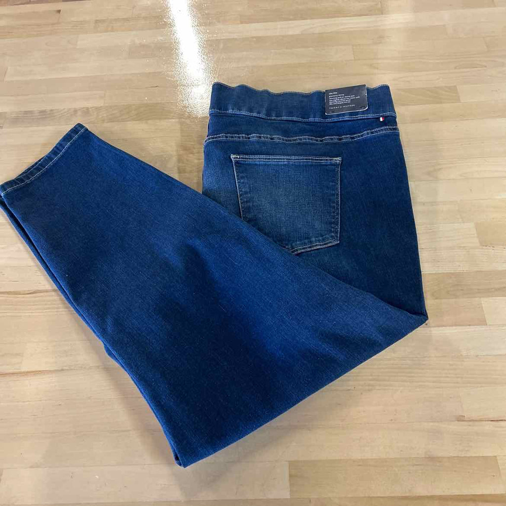 Tommy Hilfiger Size 22W Plus Size Th Flex Gramercy Pull-on Jeans - Rem Wash