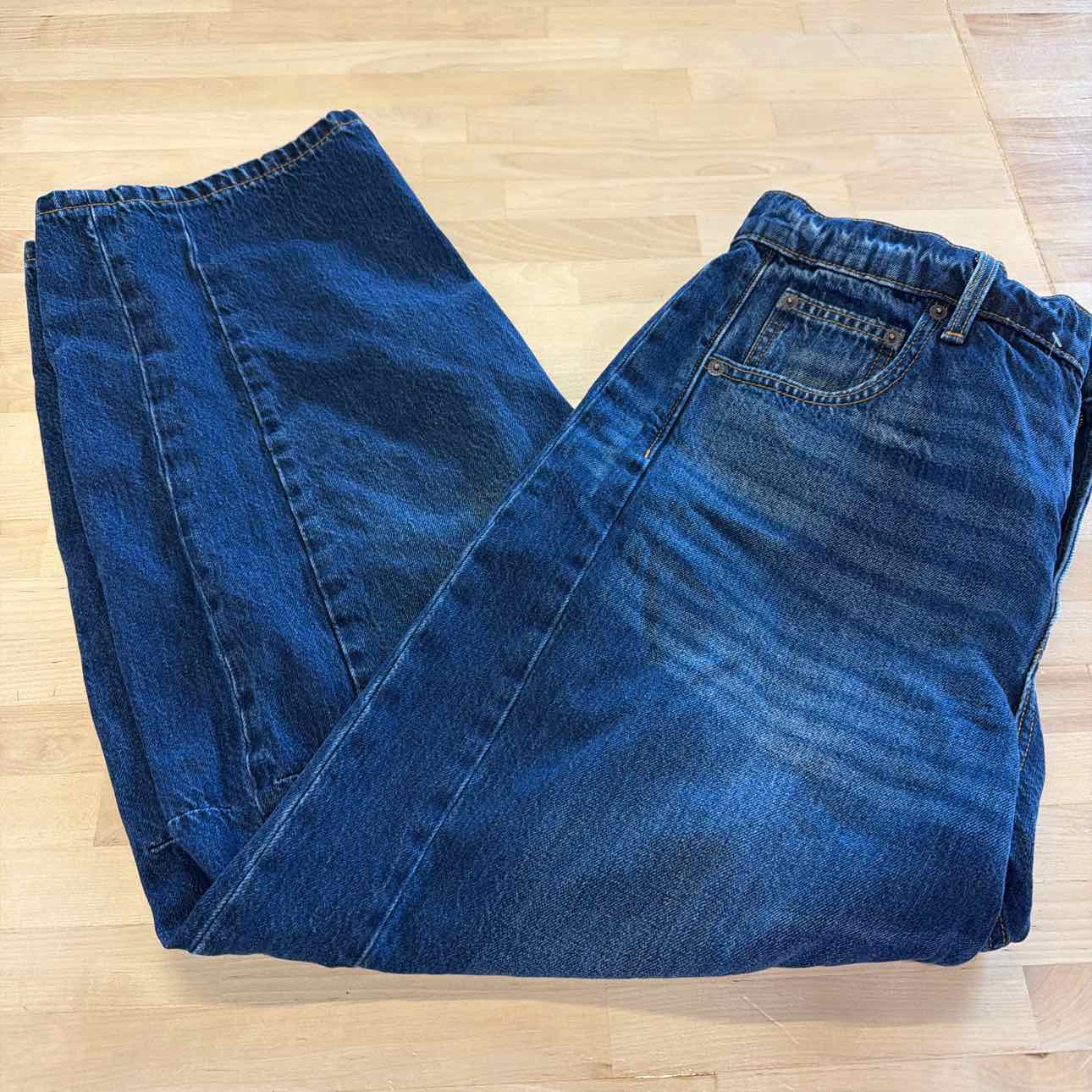 Lucky Brand Women's High-Rise Barrel-Leg Jeans - Obsidian Blue