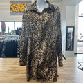 Bella Pelle Size L Brown Button Down Shirt