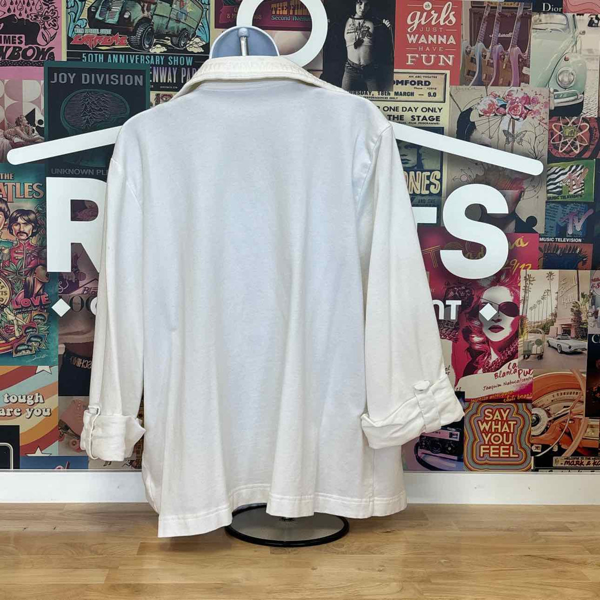 Karen Scott Size 2X White Preloved Jacket