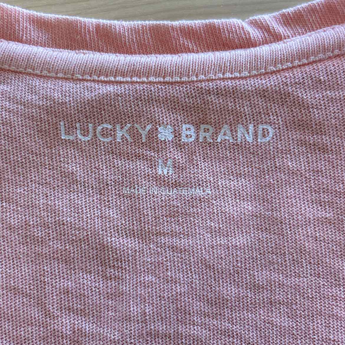 Lucky Brand Size M Orange Tank