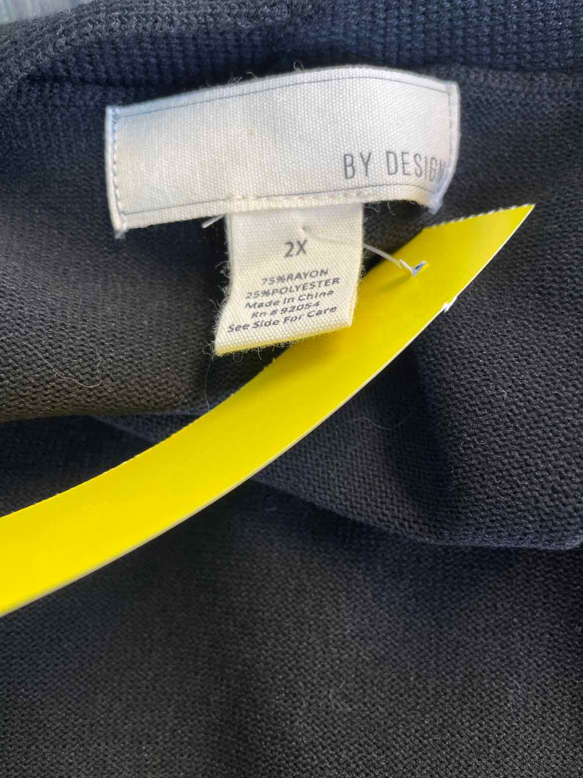 by design Size 2X Black Sweater