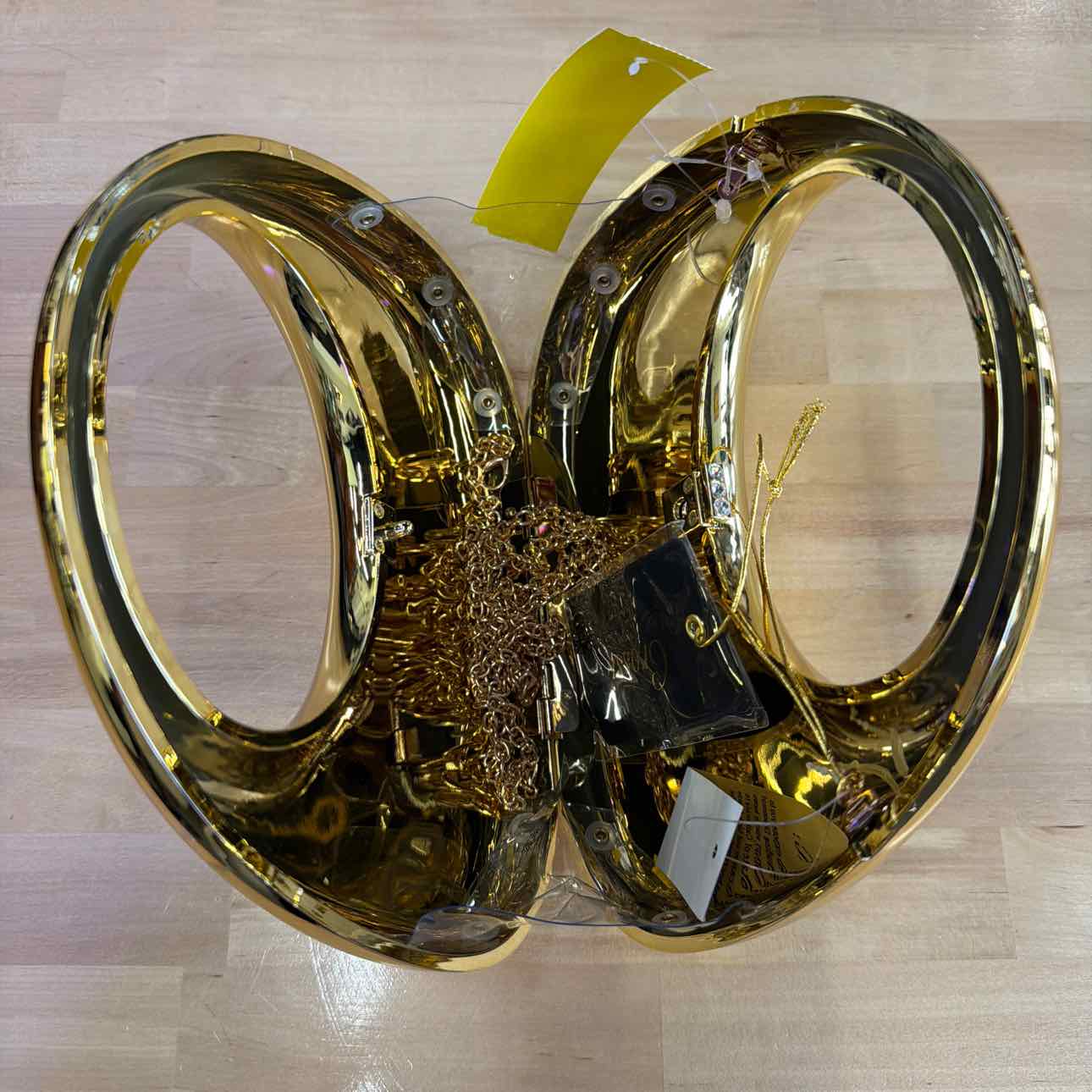 Grossi Gold Metal Handbag