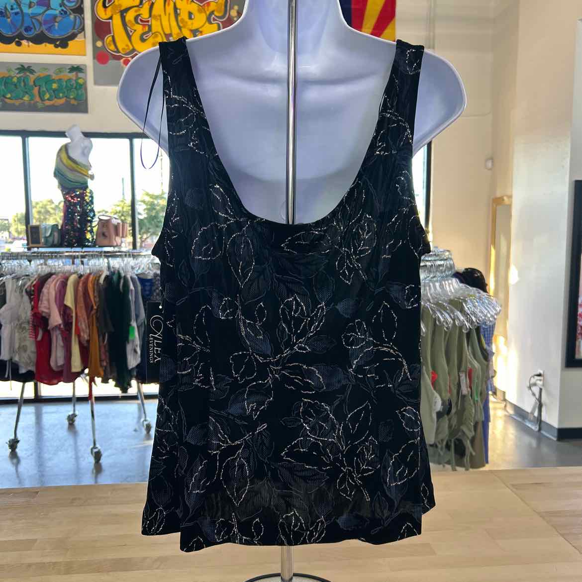 Alex Evenings Women's Printed Top & Jacket Set