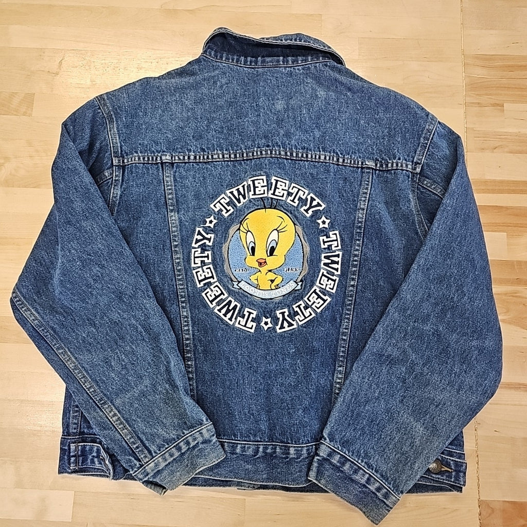 Warner Bros. Size L Blue Denim Jacket