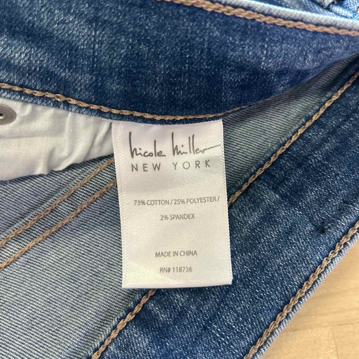 Nicole Miller Size 12 Blue Denim Preloved Jeans