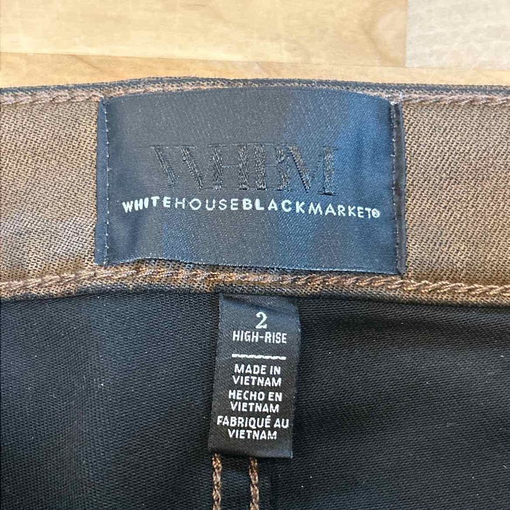 White House Black Market Size 2 Brown Preloved Jeans