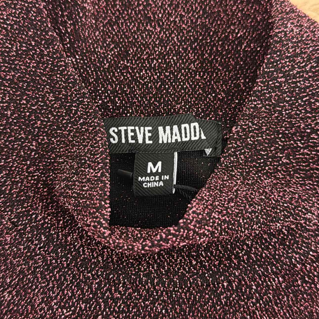 Steve Madden Size M Pink New Sleeveless