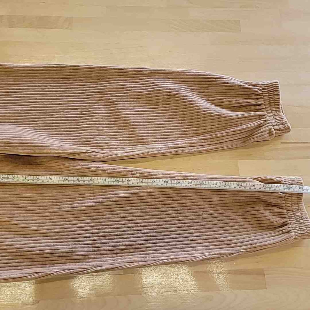 Self E Size L Brown corduroy texture Lounge pants