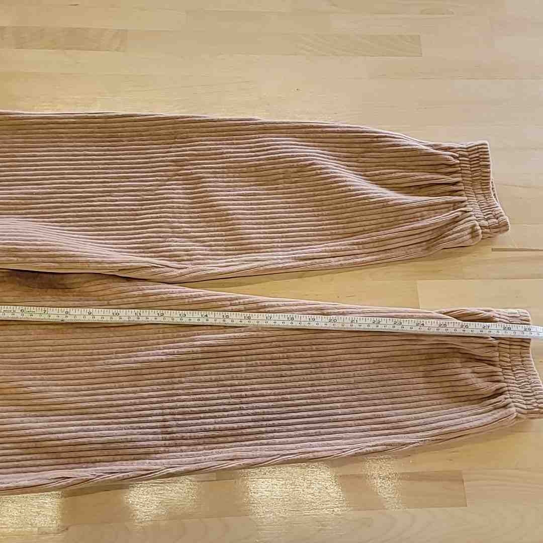 Self E Size L Brown corduroy texture Lounge pants