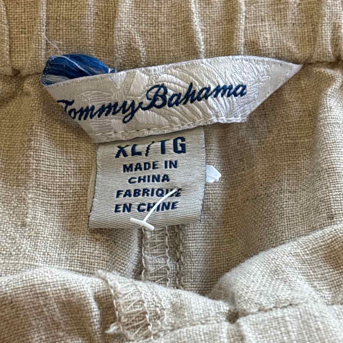 Tommy Bahama Size XL Beige Linen Preloved Pants